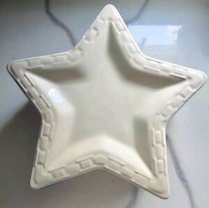 longaberger pottery luncheon/appetizer plate Set